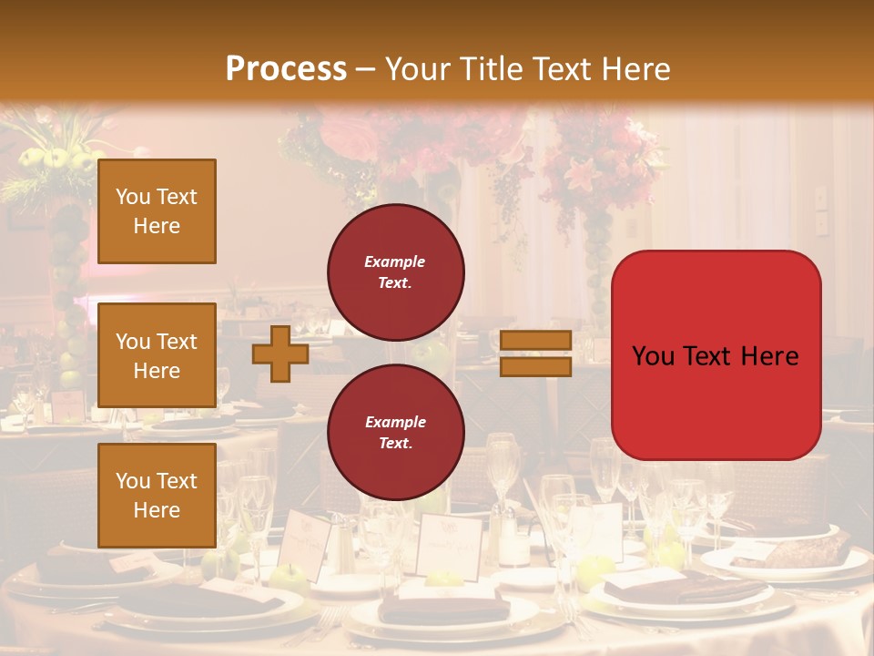 A Table With A Vase Of Flowers On Top Of It PowerPoint Template