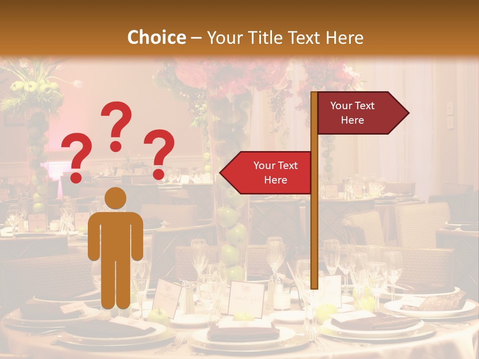 A Table With A Vase Of Flowers On Top Of It PowerPoint Template