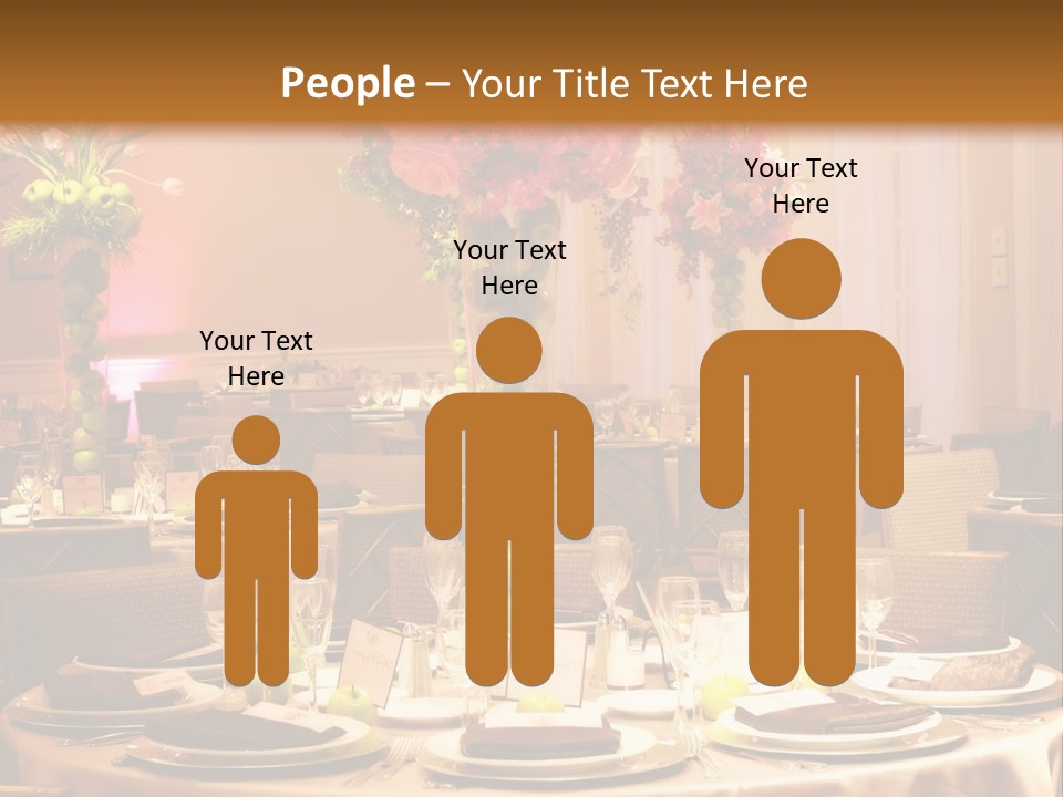 A Table With A Vase Of Flowers On Top Of It PowerPoint Template