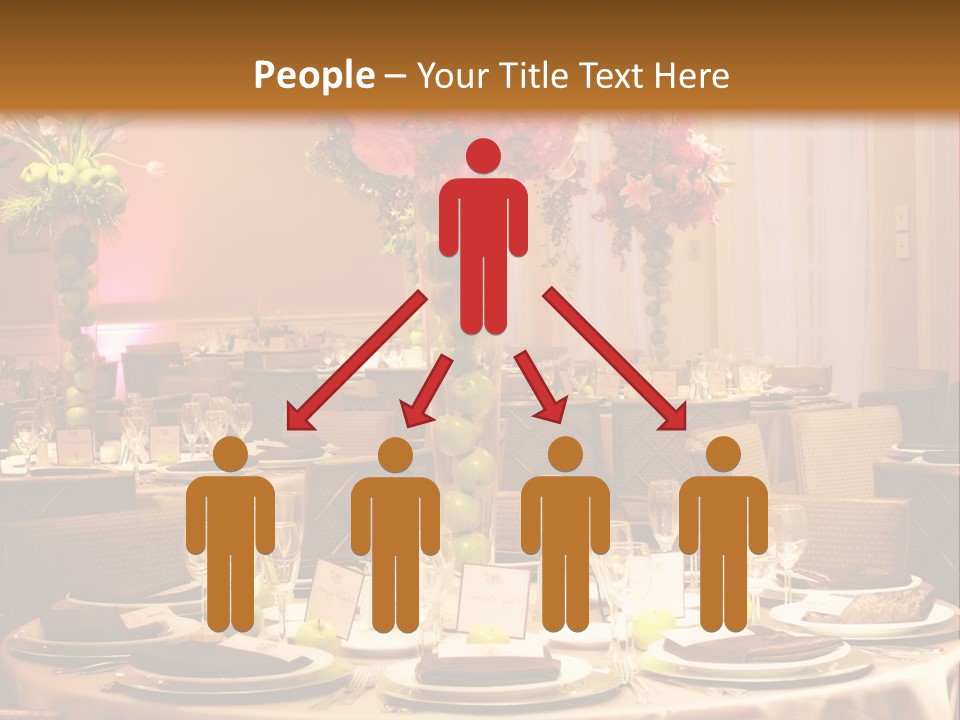 A Table With A Vase Of Flowers On Top Of It PowerPoint Template