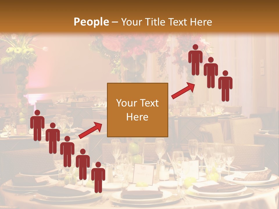 A Table With A Vase Of Flowers On Top Of It PowerPoint Template