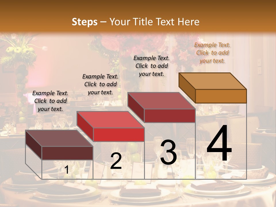 A Table With A Vase Of Flowers On Top Of It PowerPoint Template