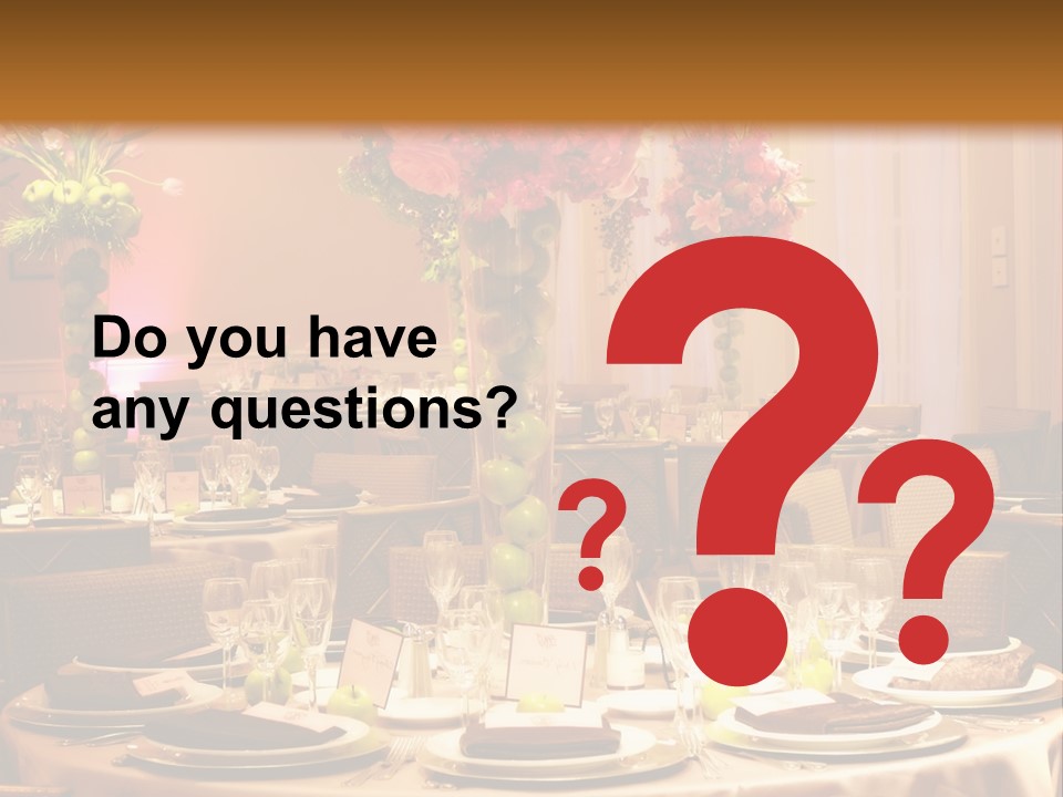 A Table With A Vase Of Flowers On Top Of It PowerPoint Template