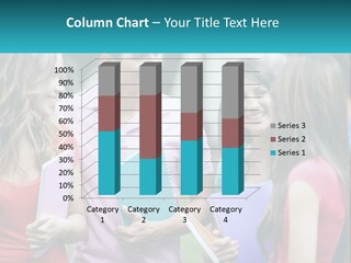 A Group Of Young People Standing Next To Each Other PowerPoint Template