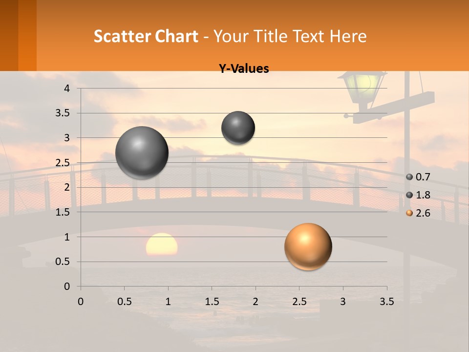 A Bridge Over A Body Of Water At Sunset PowerPoint Template