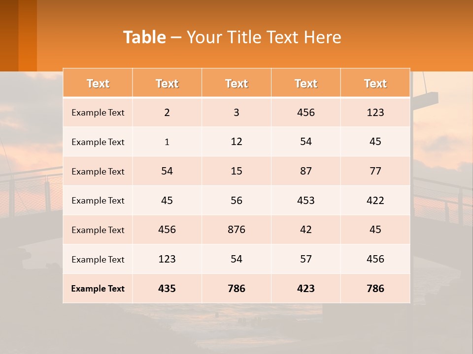 A Bridge Over A Body Of Water At Sunset PowerPoint Template