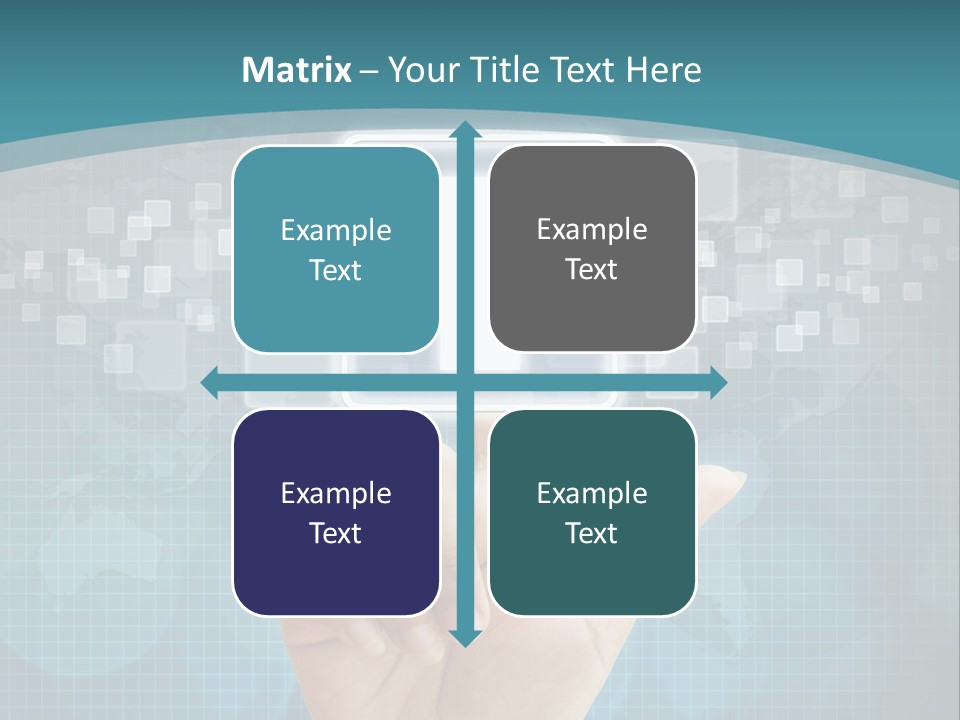 A Person Touching A Button With A Cross On It PowerPoint Template