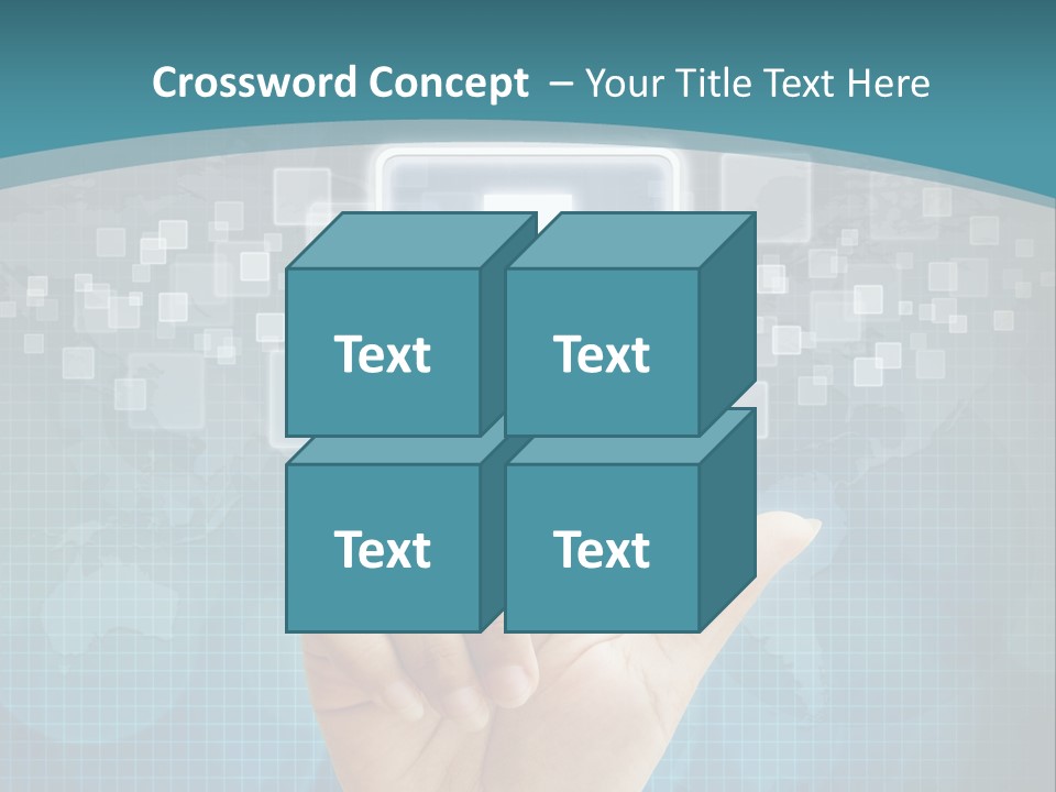 A Person Touching A Button With A Cross On It PowerPoint Template