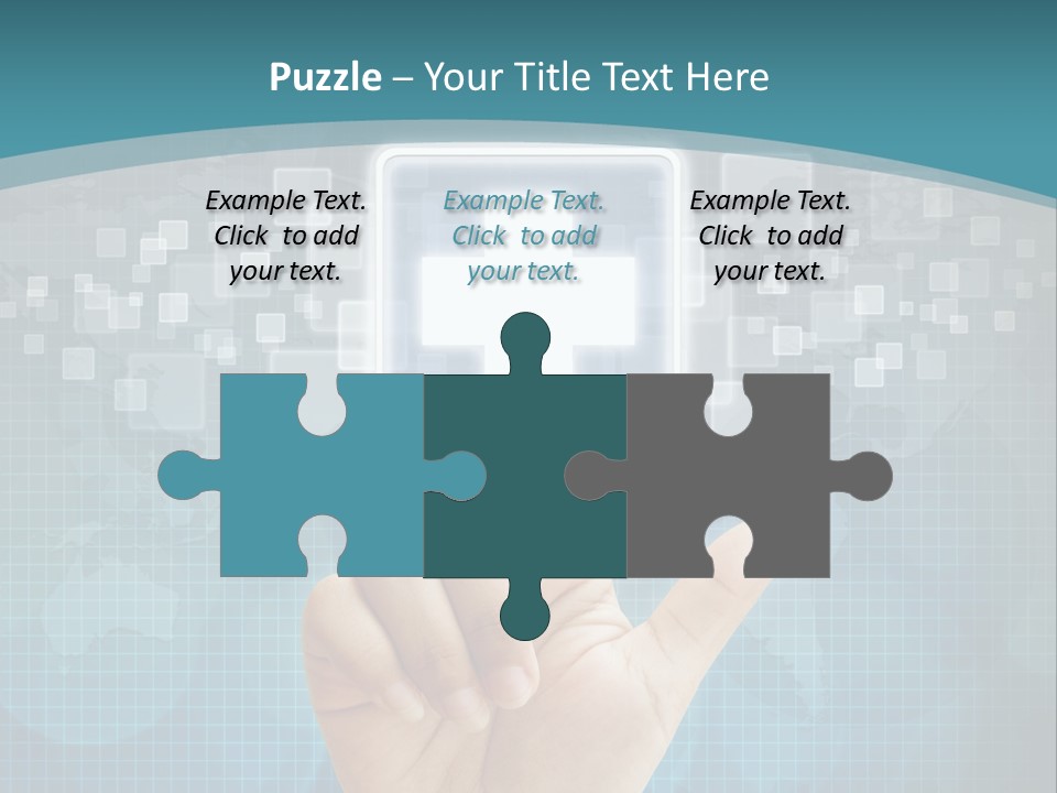 A Person Touching A Button With A Cross On It PowerPoint Template