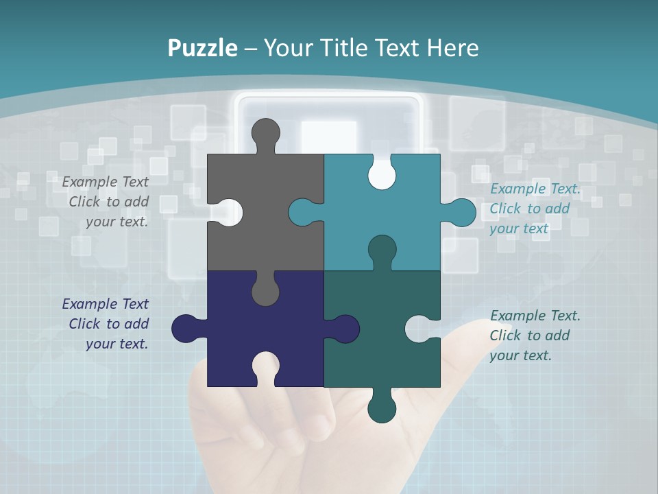 A Person Touching A Button With A Cross On It PowerPoint Template