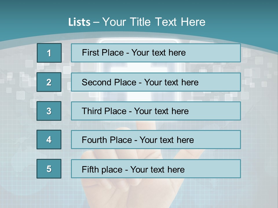 A Person Touching A Button With A Cross On It PowerPoint Template