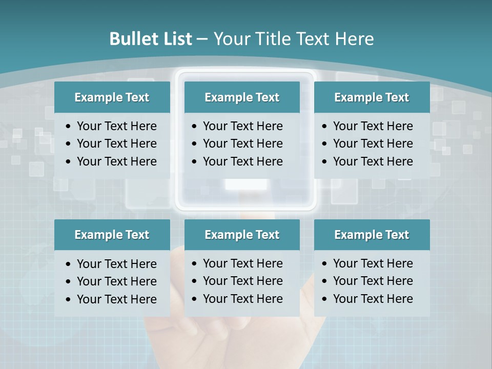 A Person Touching A Button With A Cross On It PowerPoint Template