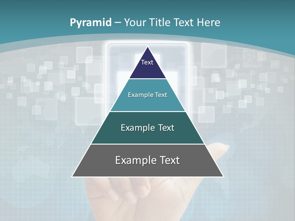 A Person Touching A Button With A Cross On It PowerPoint Template