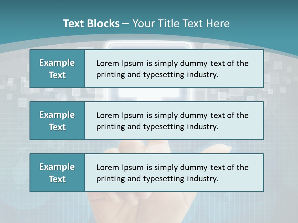 A Person Touching A Button With A Cross On It PowerPoint Template