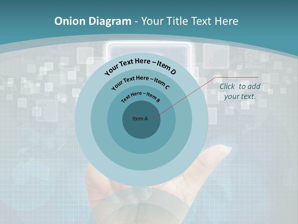 A Person Touching A Button With A Cross On It PowerPoint Template