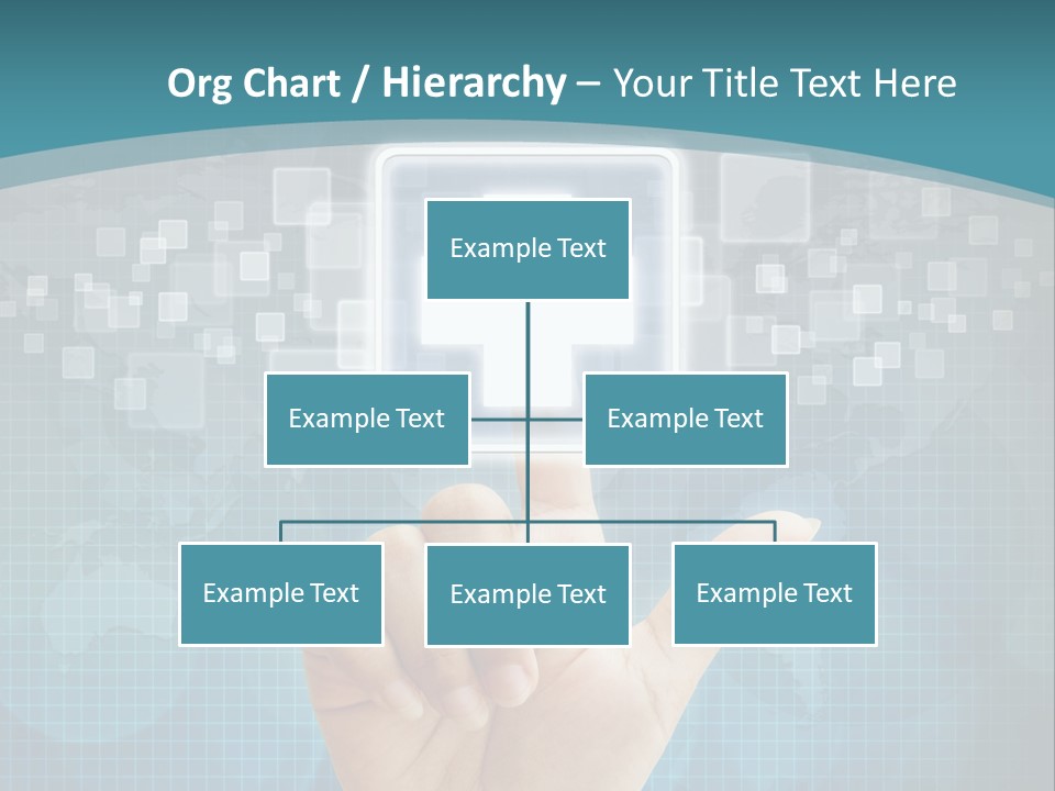 A Person Touching A Button With A Cross On It PowerPoint Template