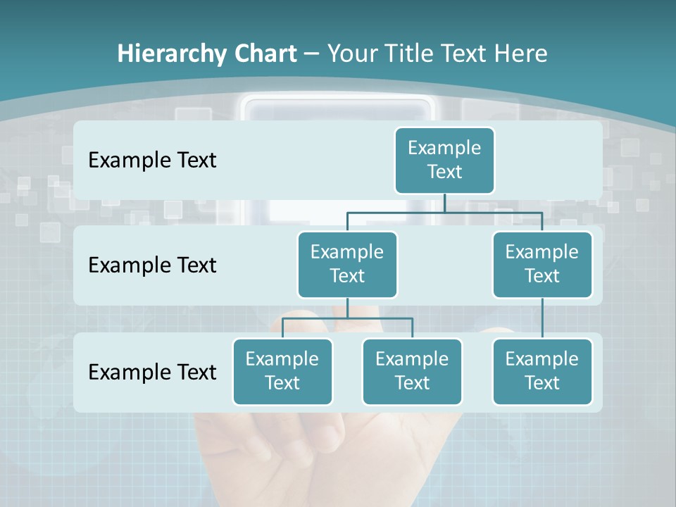 A Person Touching A Button With A Cross On It PowerPoint Template