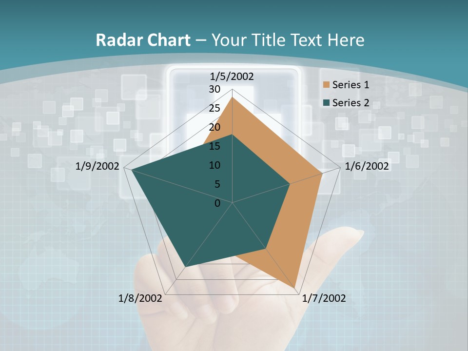 A Person Touching A Button With A Cross On It PowerPoint Template