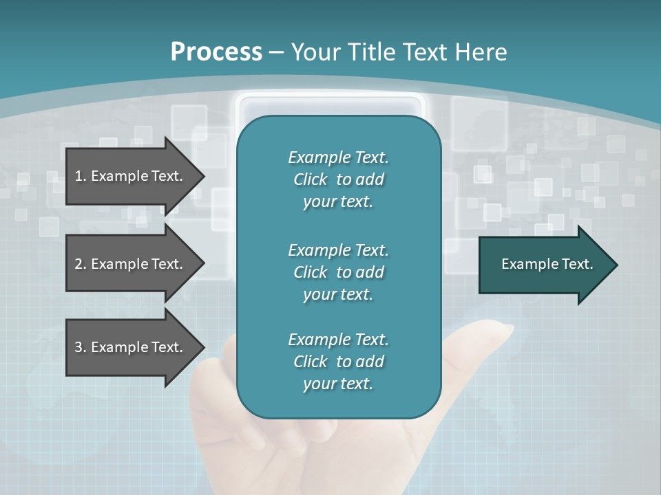 A Person Touching A Button With A Cross On It PowerPoint Template