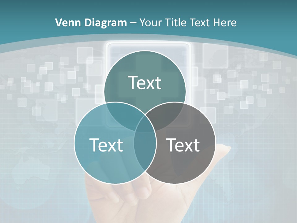 A Person Touching A Button With A Cross On It PowerPoint Template