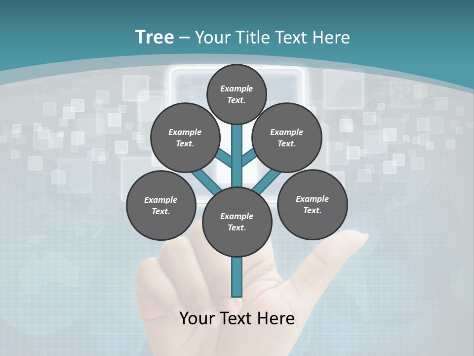 A Person Touching A Button With A Cross On It PowerPoint Template