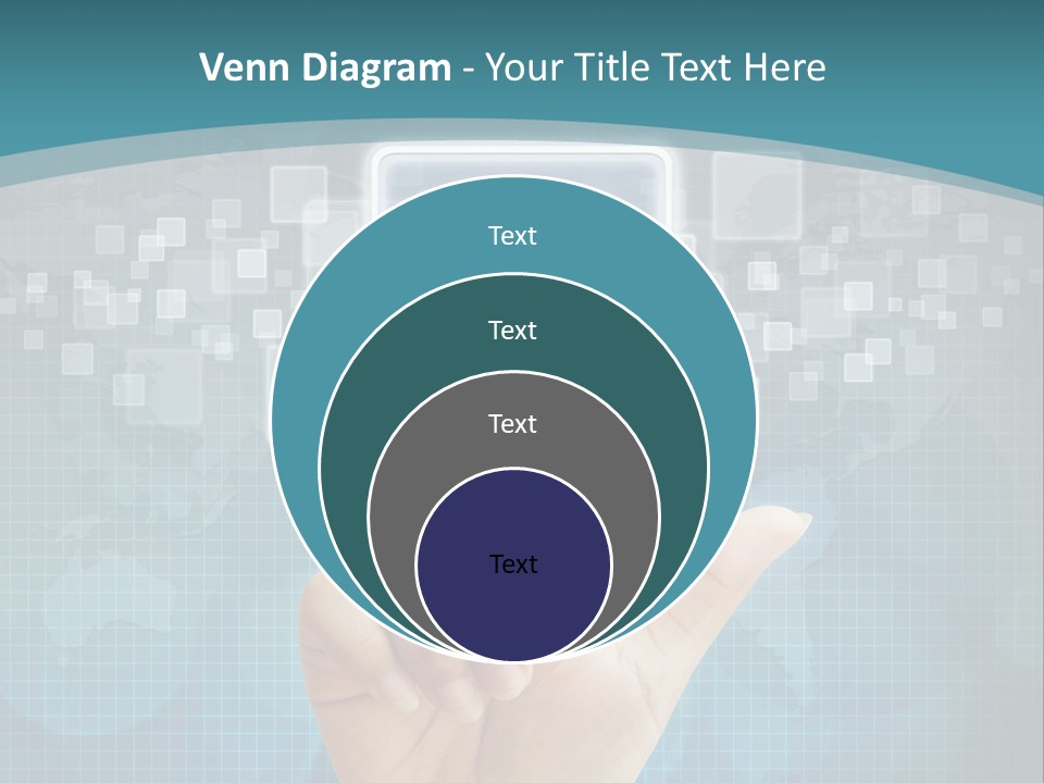 A Person Touching A Button With A Cross On It PowerPoint Template