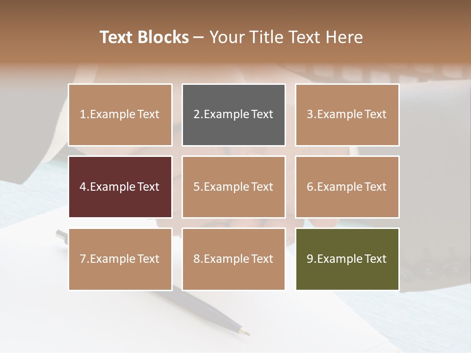 Two People Shaking Hands In Front Of A Keyboard PowerPoint Template