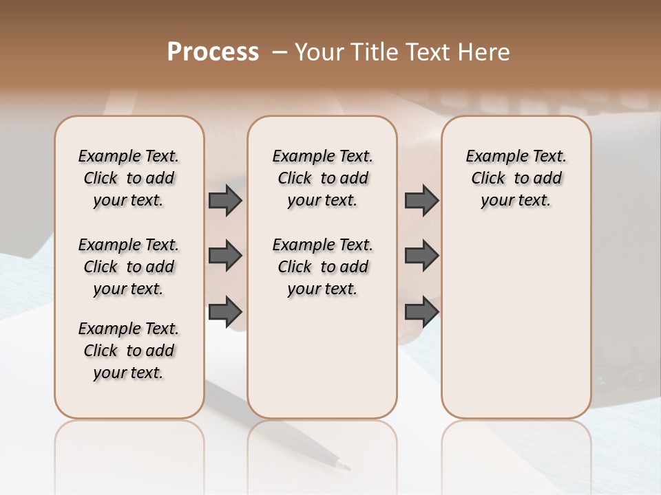 Two People Shaking Hands In Front Of A Keyboard PowerPoint Template
