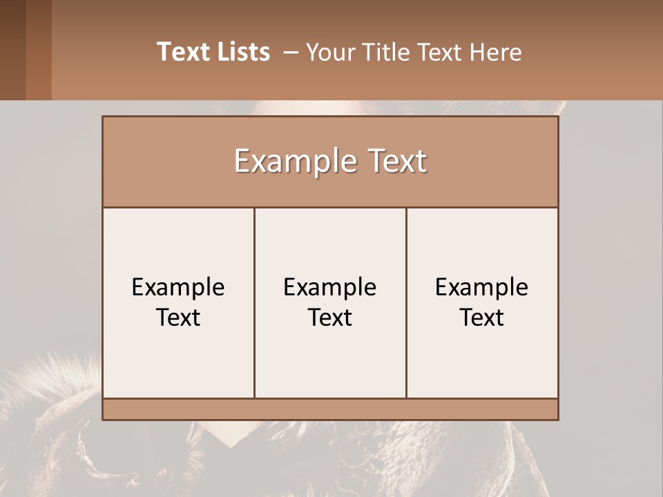 A Woman In A Fur Coat With A Red Lipstick PowerPoint Template