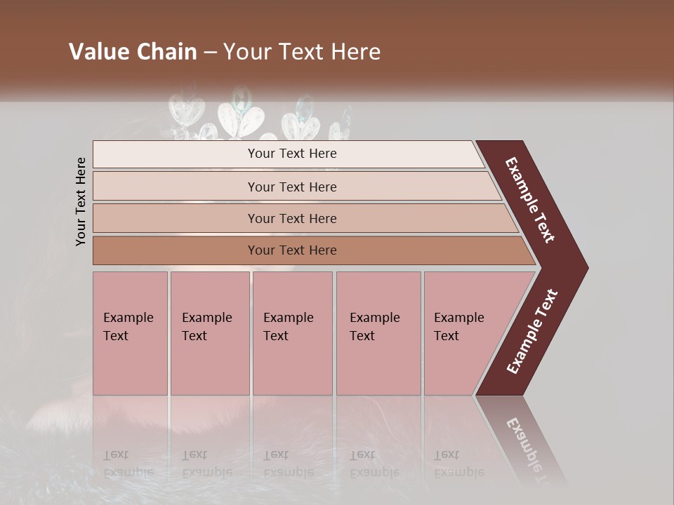 A Beautiful Woman Wearing A Tiara Powerpoint Template PowerPoint Template