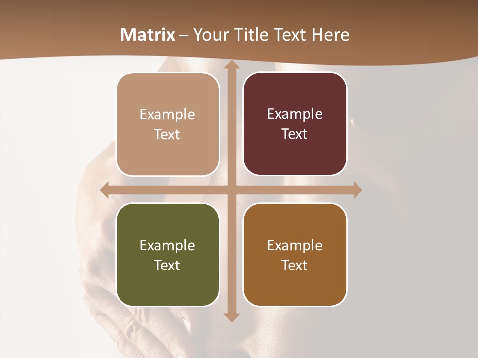 A Man With No Shirt Holding His Hand On His Chest PowerPoint Template