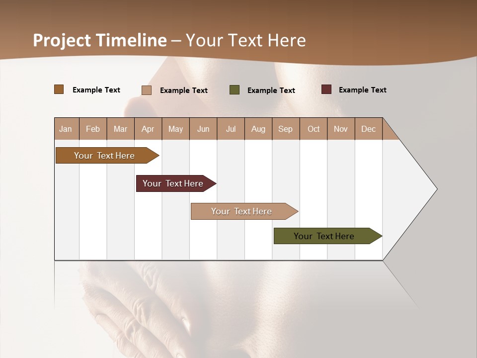 A Man With No Shirt Holding His Hand On His Chest PowerPoint Template
