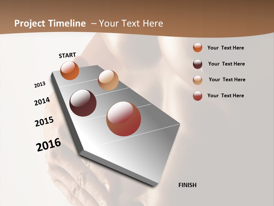 A Man With No Shirt Holding His Hand On His Chest PowerPoint Template