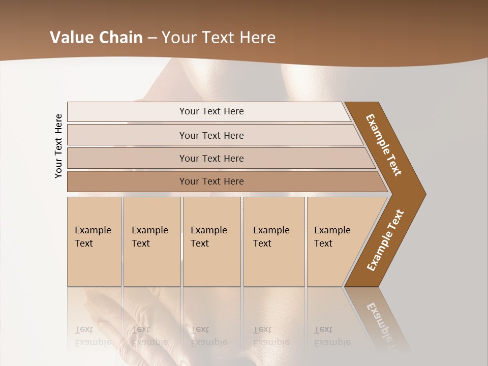 A Man With No Shirt Holding His Hand On His Chest PowerPoint Template