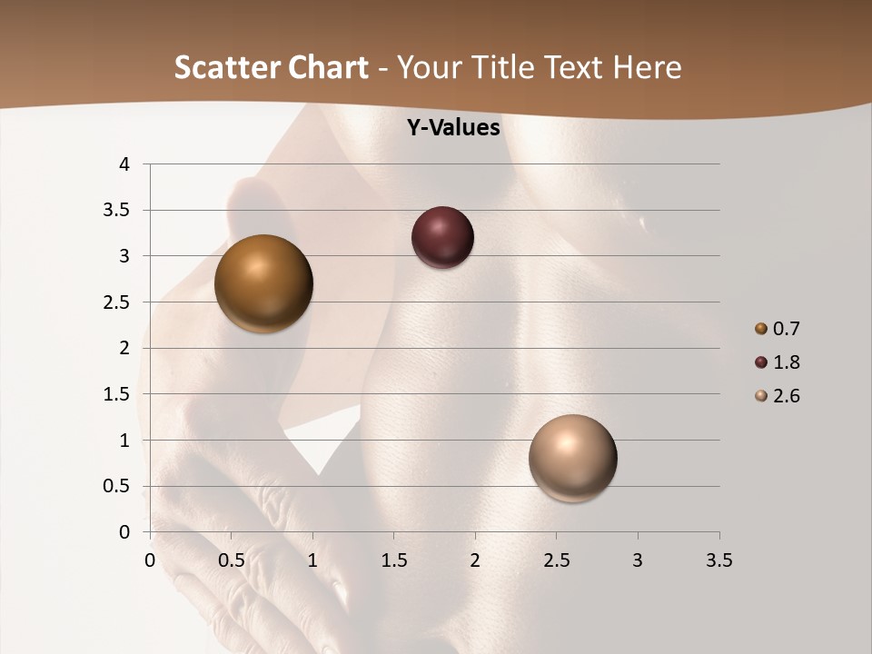 A Man With No Shirt Holding His Hand On His Chest PowerPoint Template