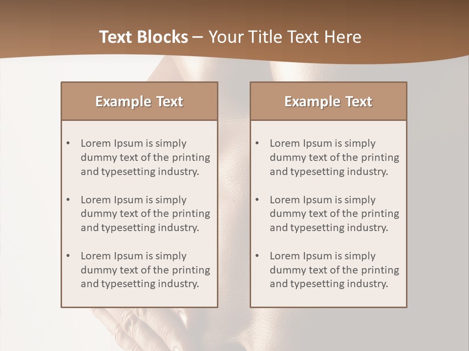 A Man With No Shirt Holding His Hand On His Chest PowerPoint Template