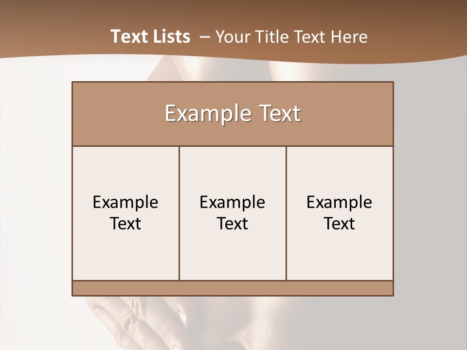 A Man With No Shirt Holding His Hand On His Chest PowerPoint Template