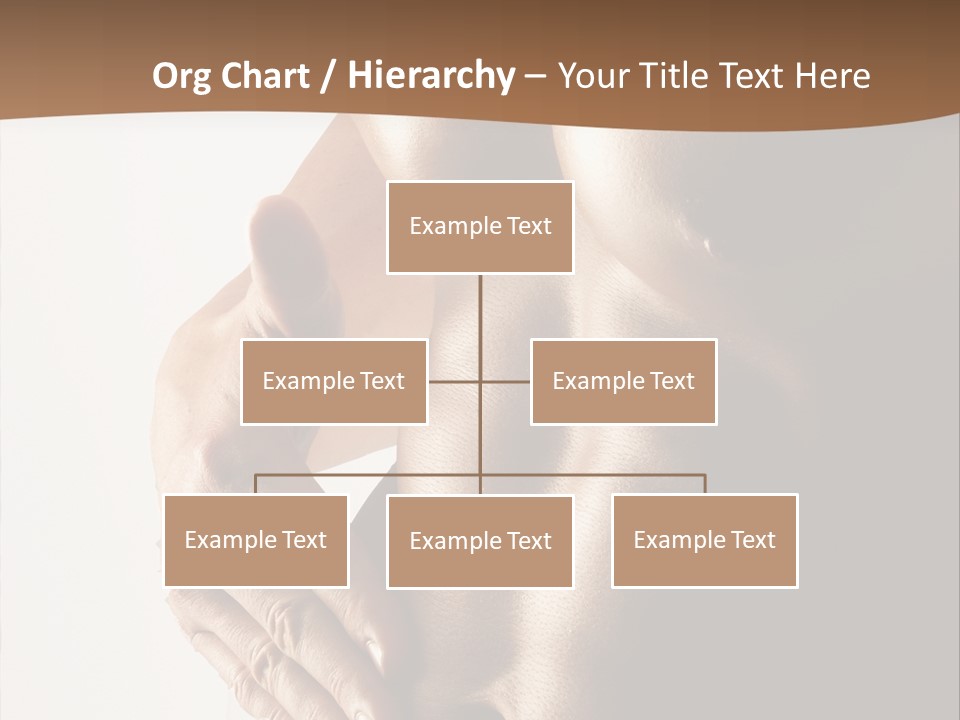 A Man With No Shirt Holding His Hand On His Chest PowerPoint Template
