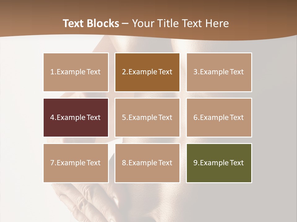 A Man With No Shirt Holding His Hand On His Chest PowerPoint Template