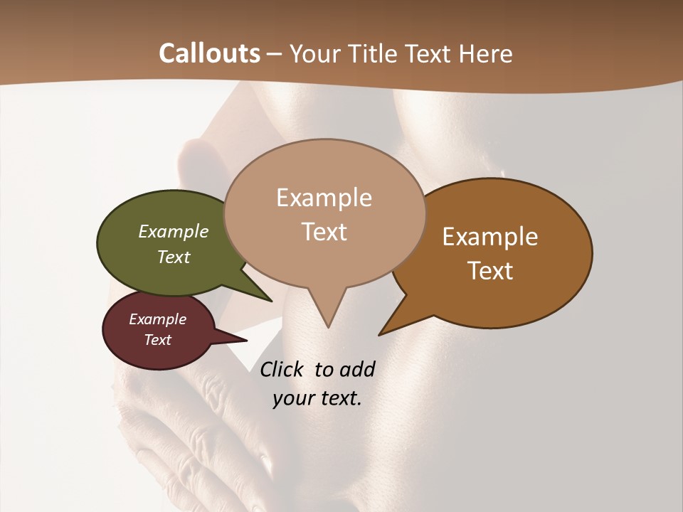 A Man With No Shirt Holding His Hand On His Chest PowerPoint Template