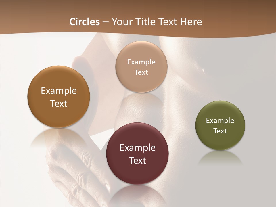 A Man With No Shirt Holding His Hand On His Chest PowerPoint Template