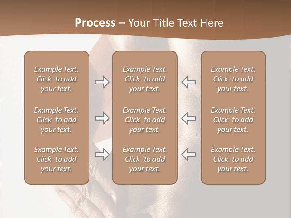 A Man With No Shirt Holding His Hand On His Chest PowerPoint Template