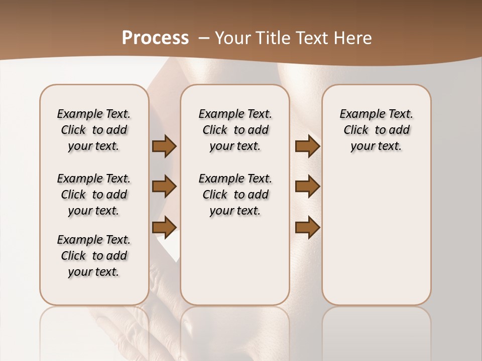 A Man With No Shirt Holding His Hand On His Chest PowerPoint Template