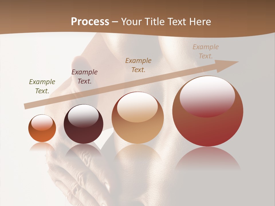 A Man With No Shirt Holding His Hand On His Chest PowerPoint Template