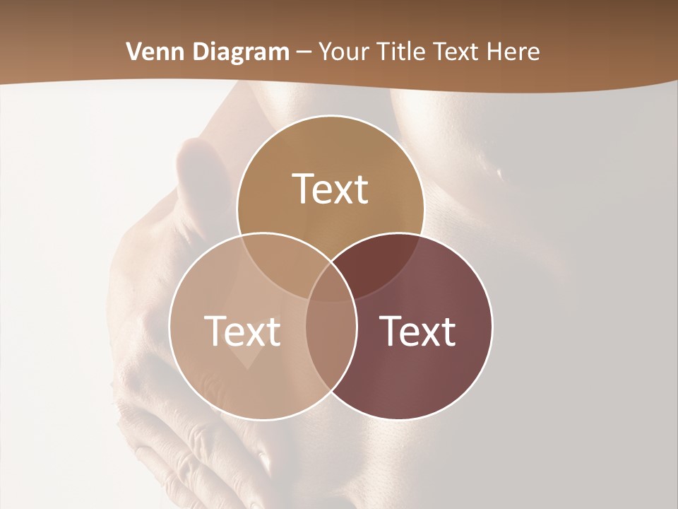 A Man With No Shirt Holding His Hand On His Chest PowerPoint Template