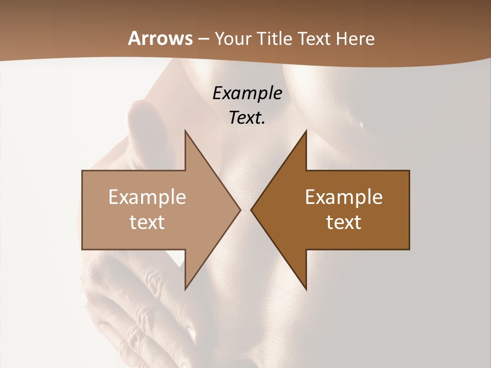 A Man With No Shirt Holding His Hand On His Chest PowerPoint Template