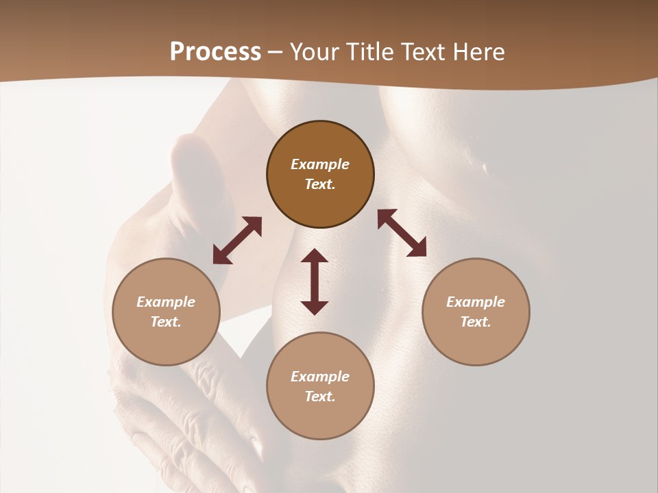 A Man With No Shirt Holding His Hand On His Chest PowerPoint Template