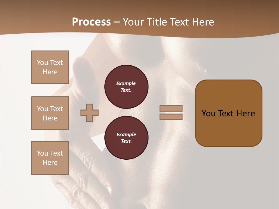 A Man With No Shirt Holding His Hand On His Chest PowerPoint Template