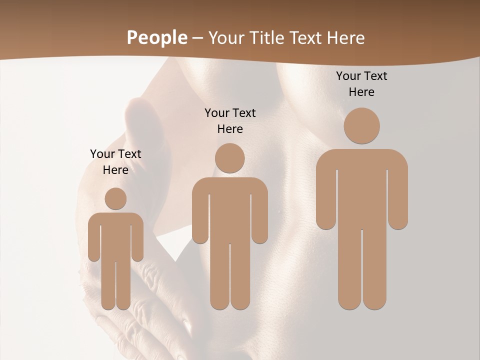 A Man With No Shirt Holding His Hand On His Chest PowerPoint Template