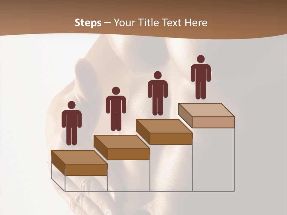 A Man With No Shirt Holding His Hand On His Chest PowerPoint Template